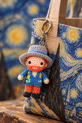 Vincent van Gogh Keychain Crochet Kit