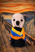Scream Doll Crochet Kit Art Collection Keychain